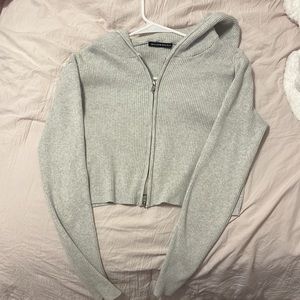 brandy zip up with hood